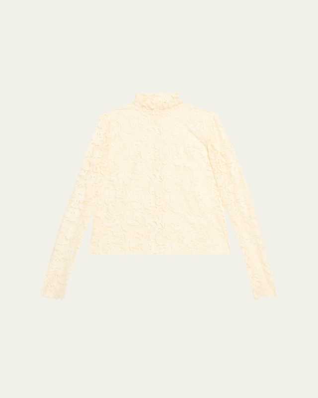 Indy Lace Turtleneck Top